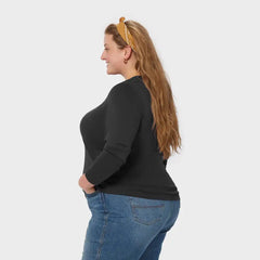 Women's Plus Longtail T Long Sleeve Crew