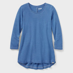 Women's Indigo Knit Popover Shirt