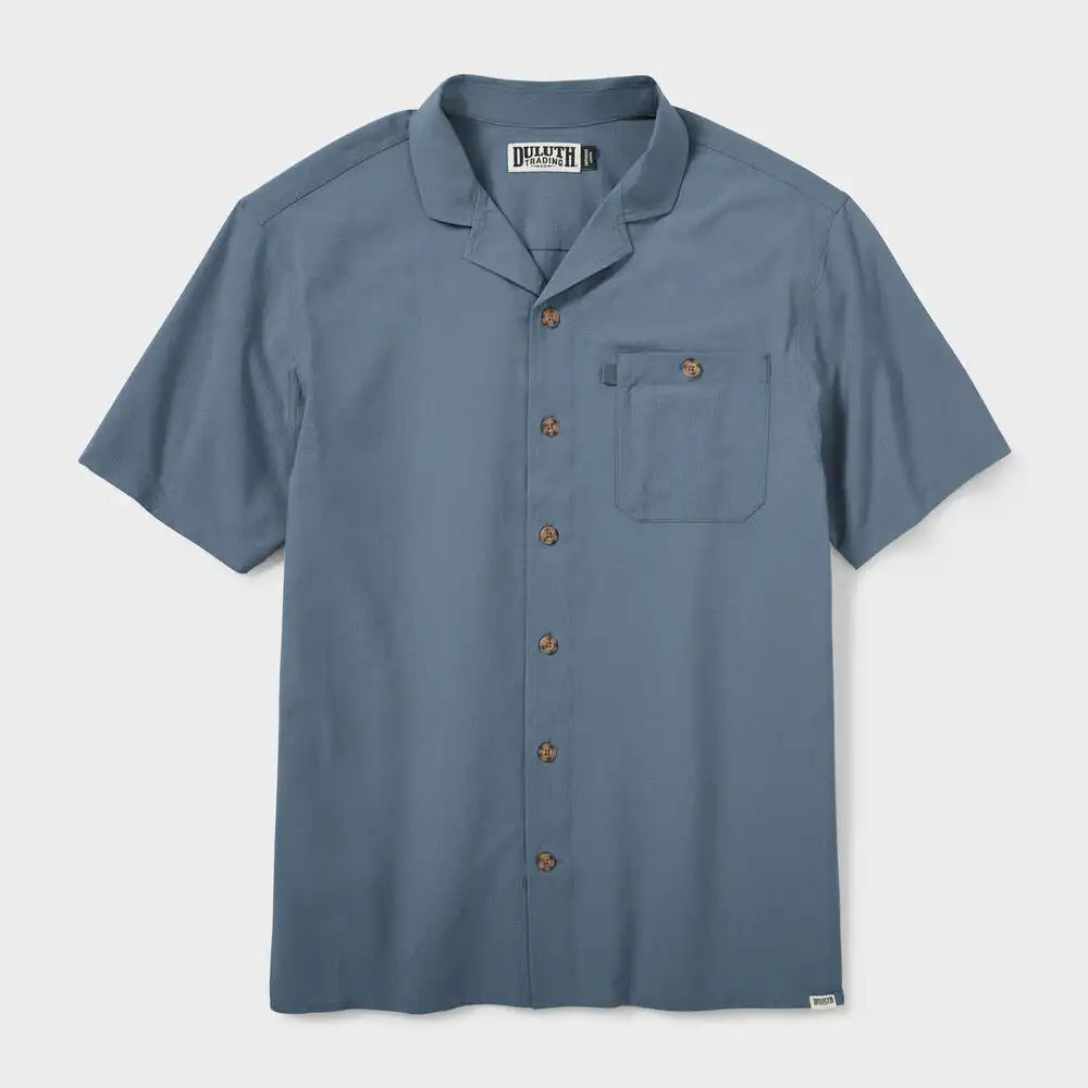 Men's Breezeshooter Camp Collar Untucked Shirt