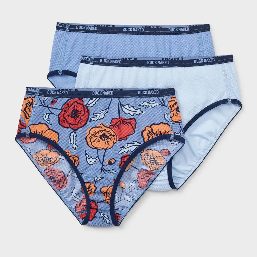 Women's Buck Naked Briefs 3-Pack